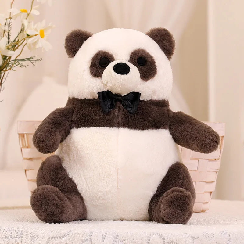 Cartoon plush doll toy cat panda piggy puppy short plush PP cotton filling 25cm 35cm