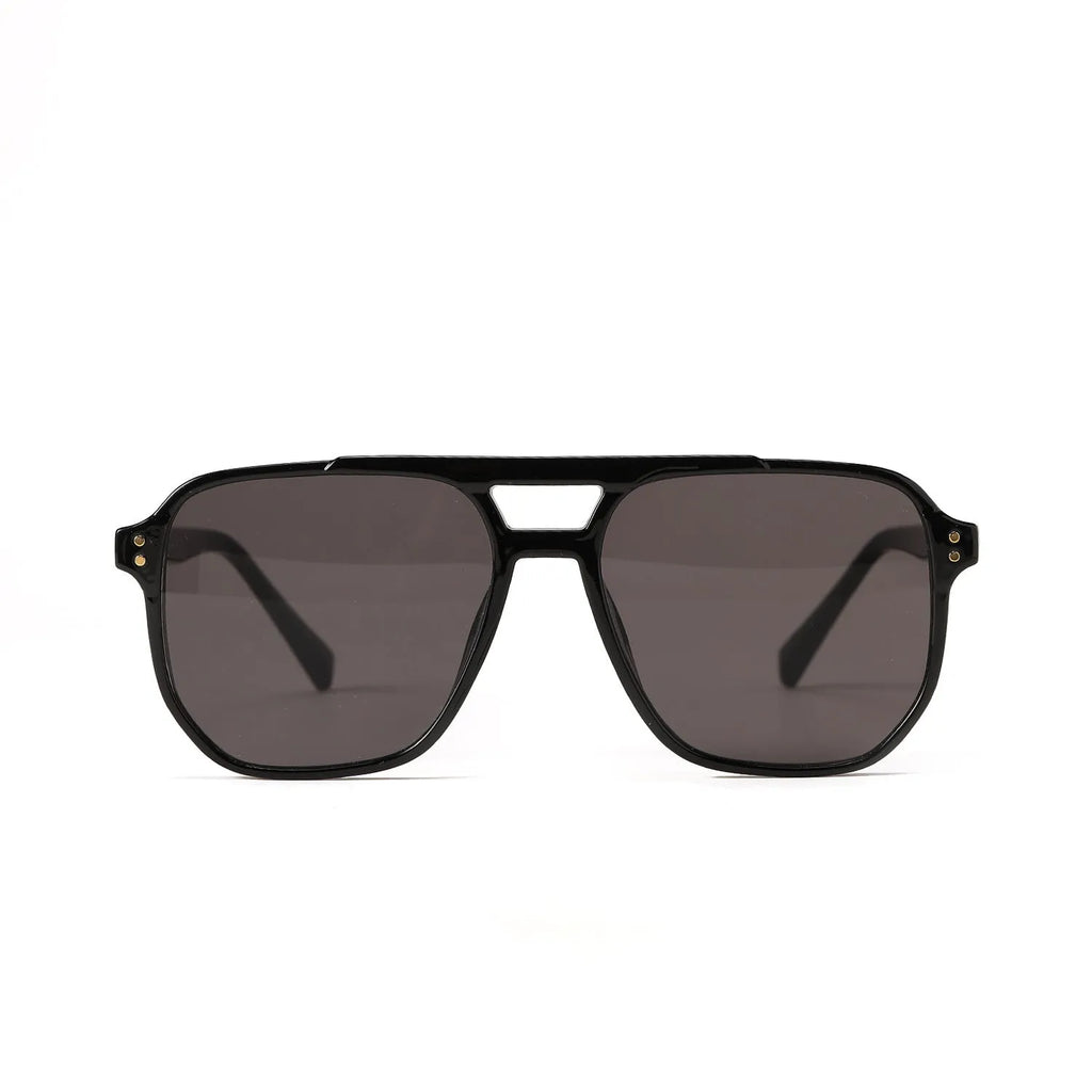 Women's square double beam sunglasses with six colour options showing UV400 protection rating