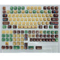 Capabala 130-key ABS mechanical keyboard replacement keycap set with MOA height profile
