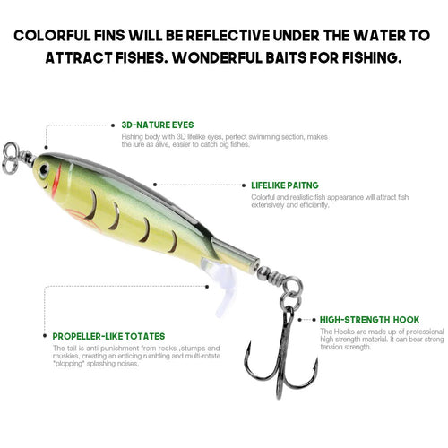 7.5cm fishing bait lure with 8g weight in freshwater predator fishing colours