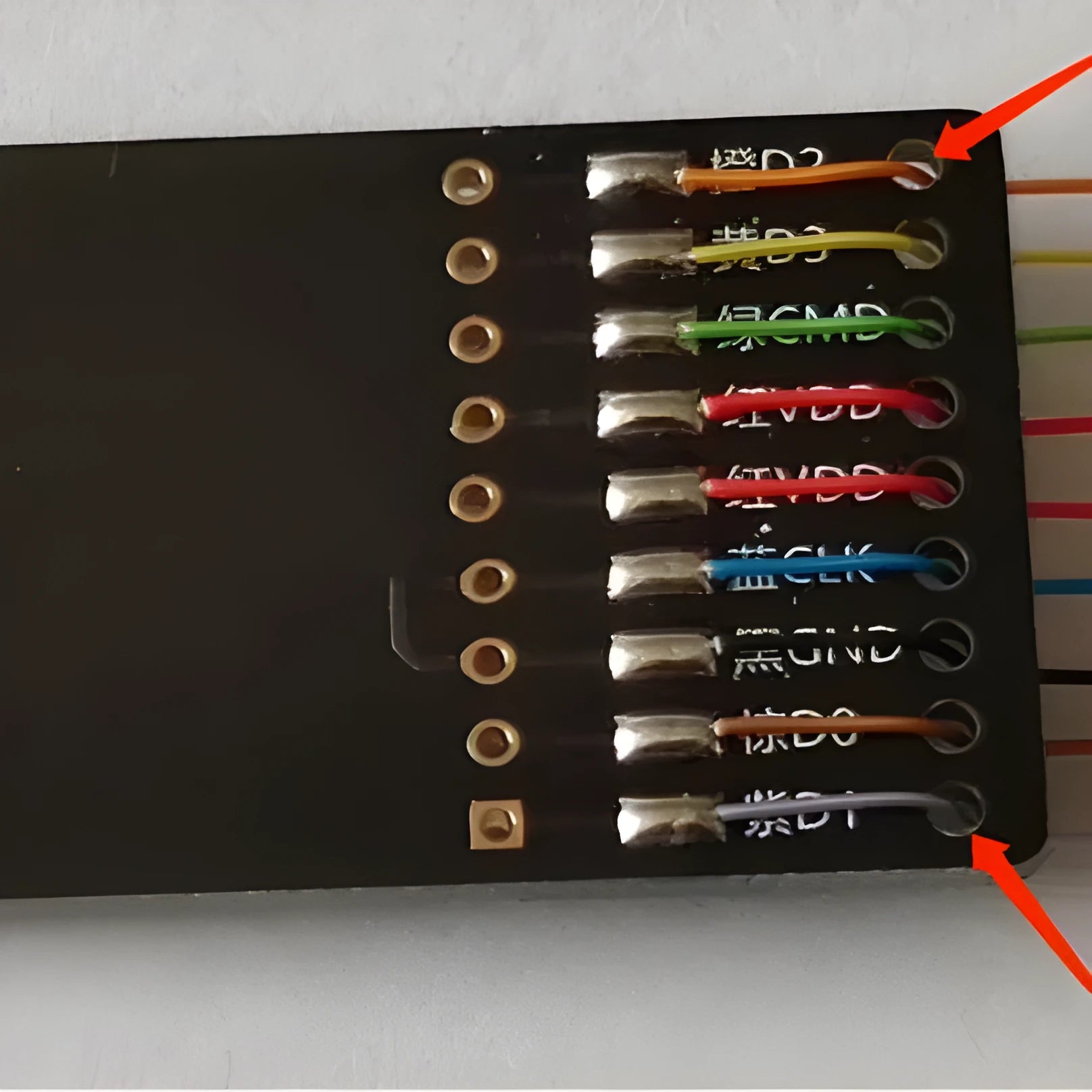 EMMC read and write tool with SD card connector for car audio host maintenance