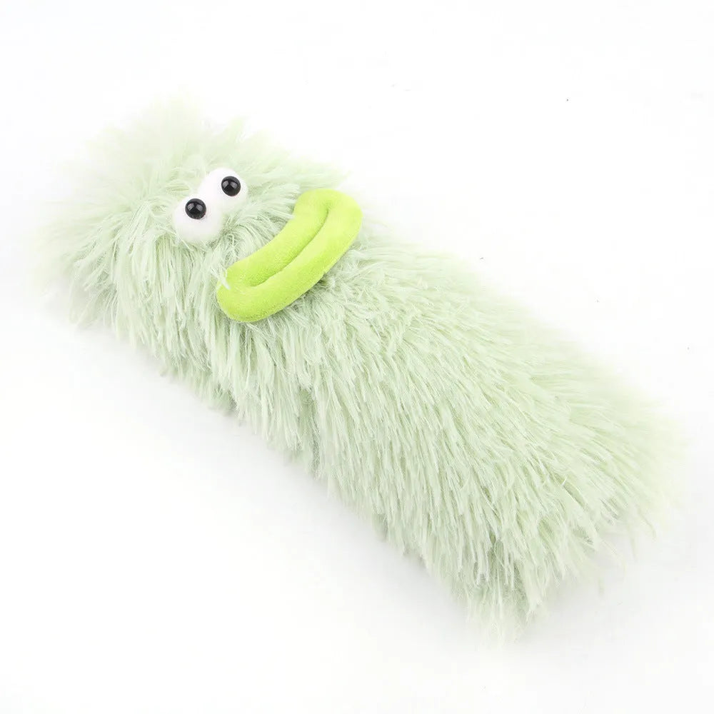 Soft plush cat toy with catnip and crinkle sound in assorted colours