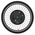 Black alloy hub electric bicycle conversion wheel with Imotor 3.0 system for mountain bike refit
