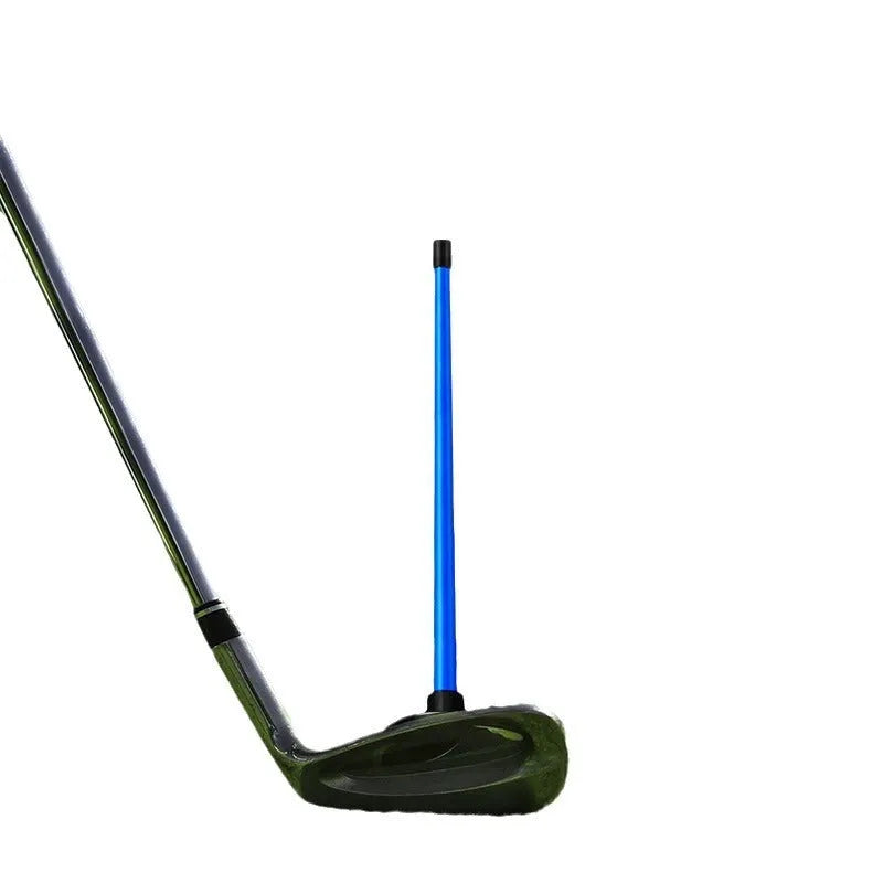 Red aluminium alloy magnetic golf swing alignment trainer with direction baseball bar