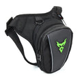 Motorcycle riding leg bag in 1200D Oxford cloth with crossbody shoulder waist attachment