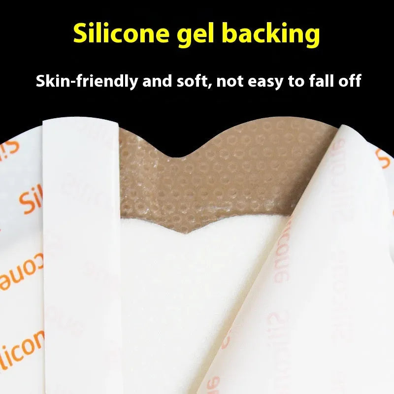 Large skin-colour silicone gel foam dressing for pressure sore prevention