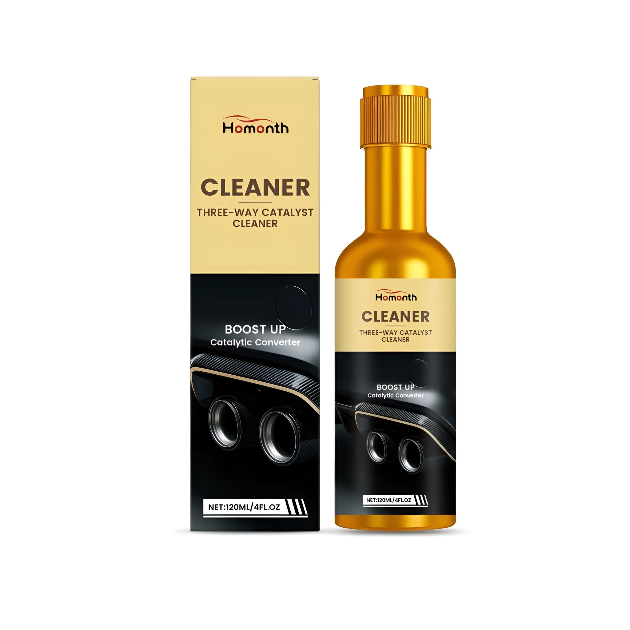 120ml catalytic converter cleaner spray bottle for automotive exhaust treatment