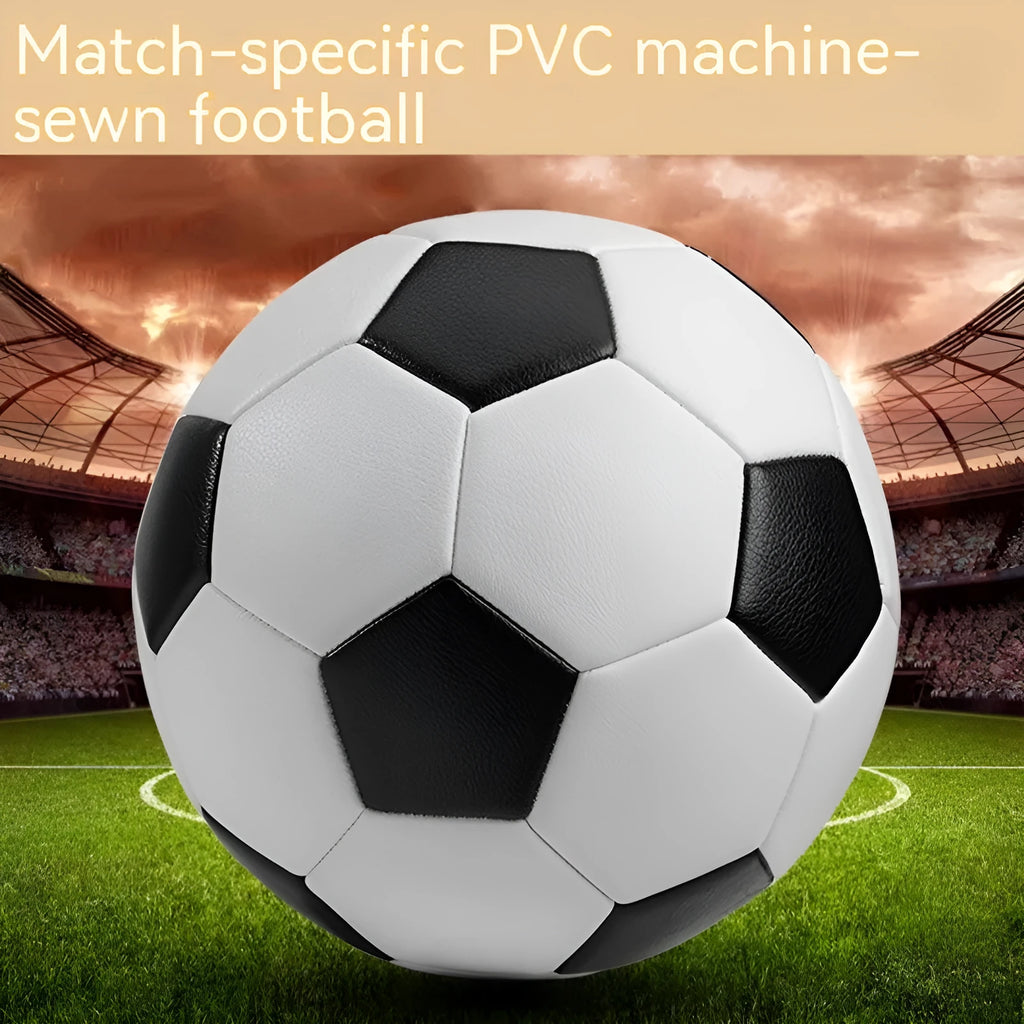 PVC No 4 training football with machine-seam construction for 5-7 player systems