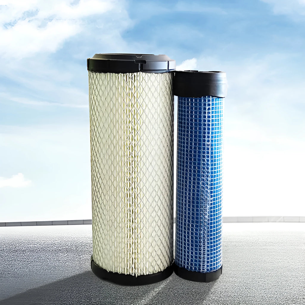 Donaldson engine air filter Model 1027 with folding element and wood pulp filter paper construction