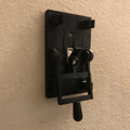 Mechanical single control wall switch panel for American standard exposed installation