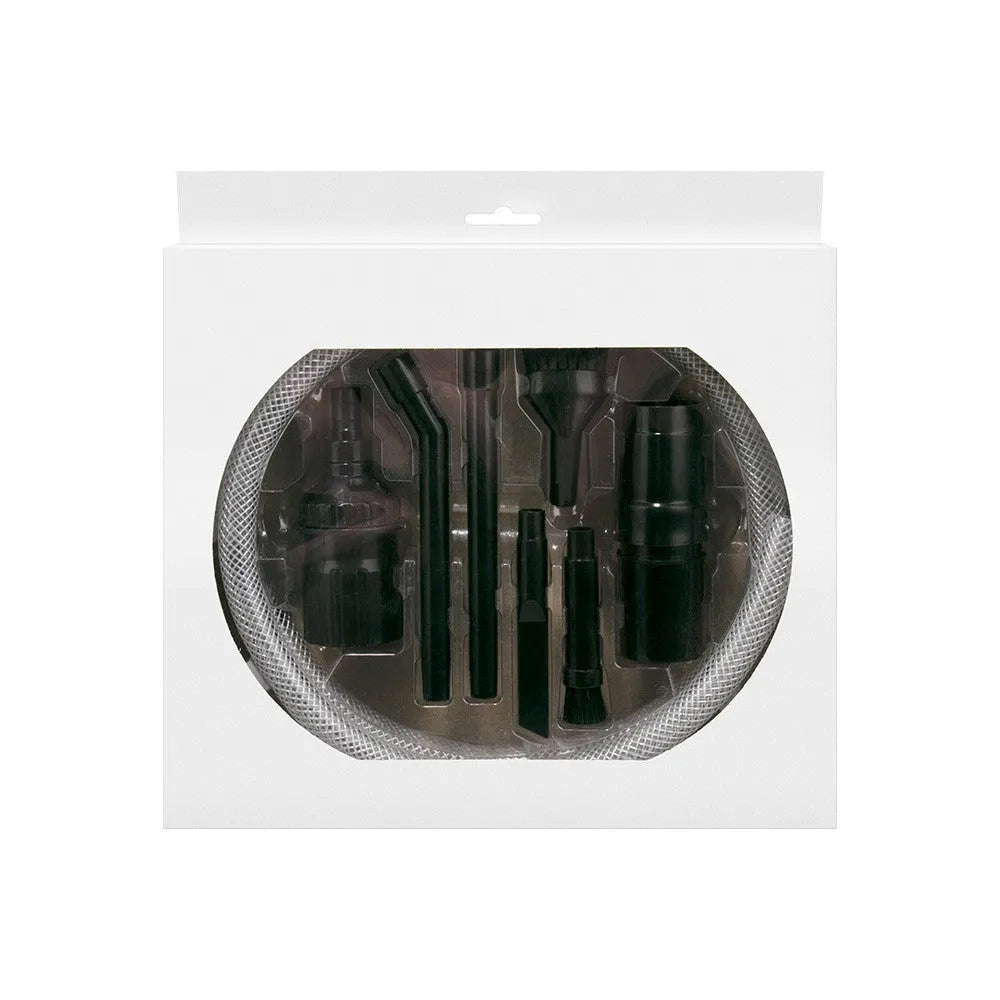 Eight-piece set of small multifunctional vacuum cleaner suction heads for cleaning spaces under 10 square metres