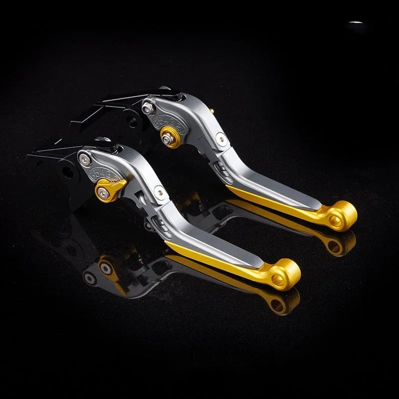Bicycle horn handle clutch lever with adjustable length mechanism in multiple colour finishes