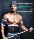 Waist and abdomen fitness belt with digital display screen and 120cm adjustable band