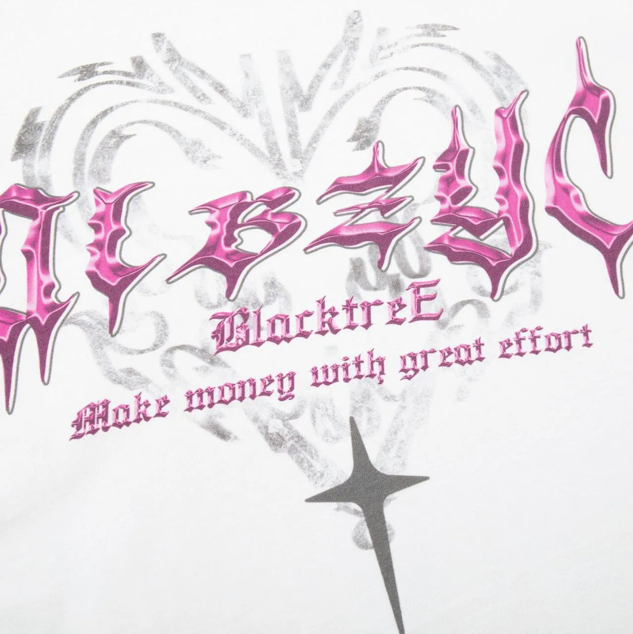 Men's black cotton t-shirt with retro printed design showing front view with short sleeves and loose fit