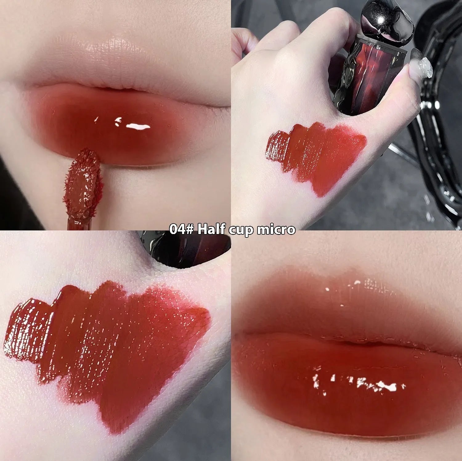 Glacier Lava Lip Lacquer water light mirror makeup lip gloss with seven colour options