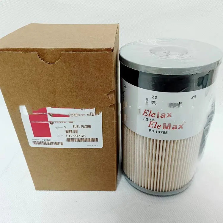 FS19764 diesel fuel filter for generator sets with 10mm connections