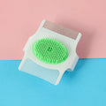 Blue multifunctional pet comb with floating hair removal, massage and flea removal functions
