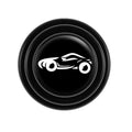 Silicone car door shock pads in black and luminous colours with car logo option