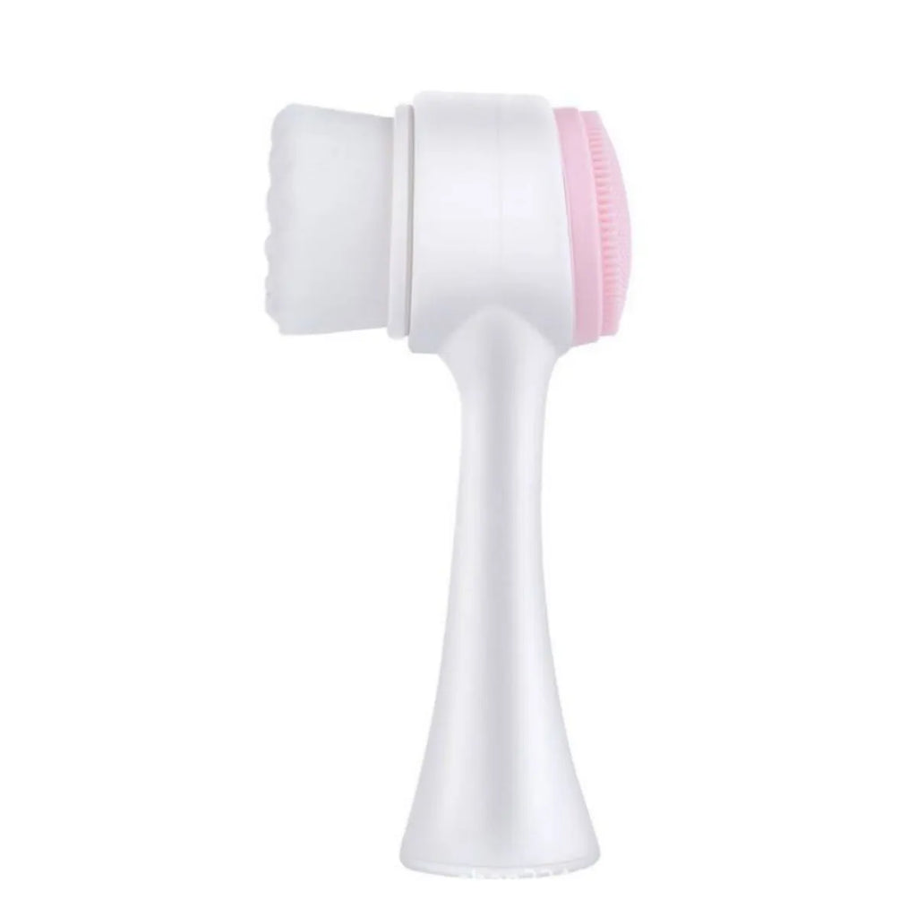 Blue nylon bristle pet paw brush with PP handle for dogs and cats