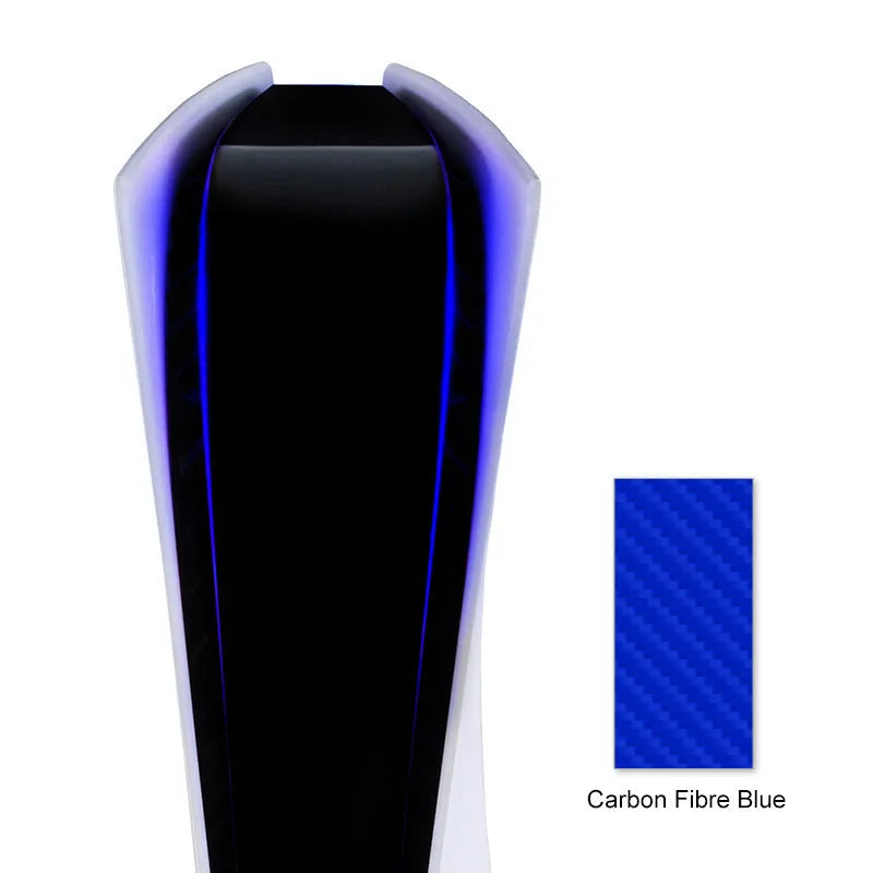 PS5 light bar film sticker in pink, red, gold and blue colour options
