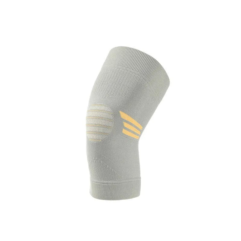 A pair of sport knee pads in a chosen colour, showing the polyester fibre construction and kneecap coverage.