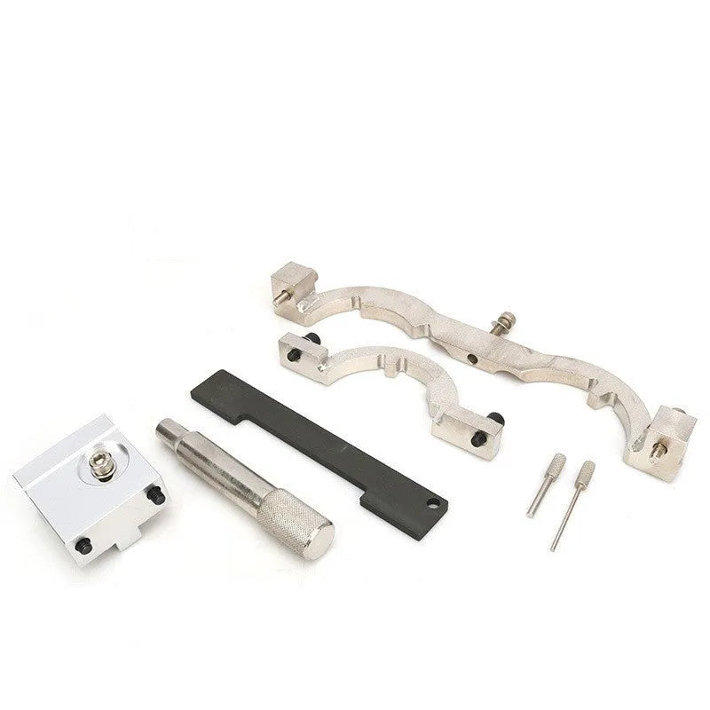 Red chrome-vanadium steel timing tool set for Opel 1.4 LUJ engine repair.