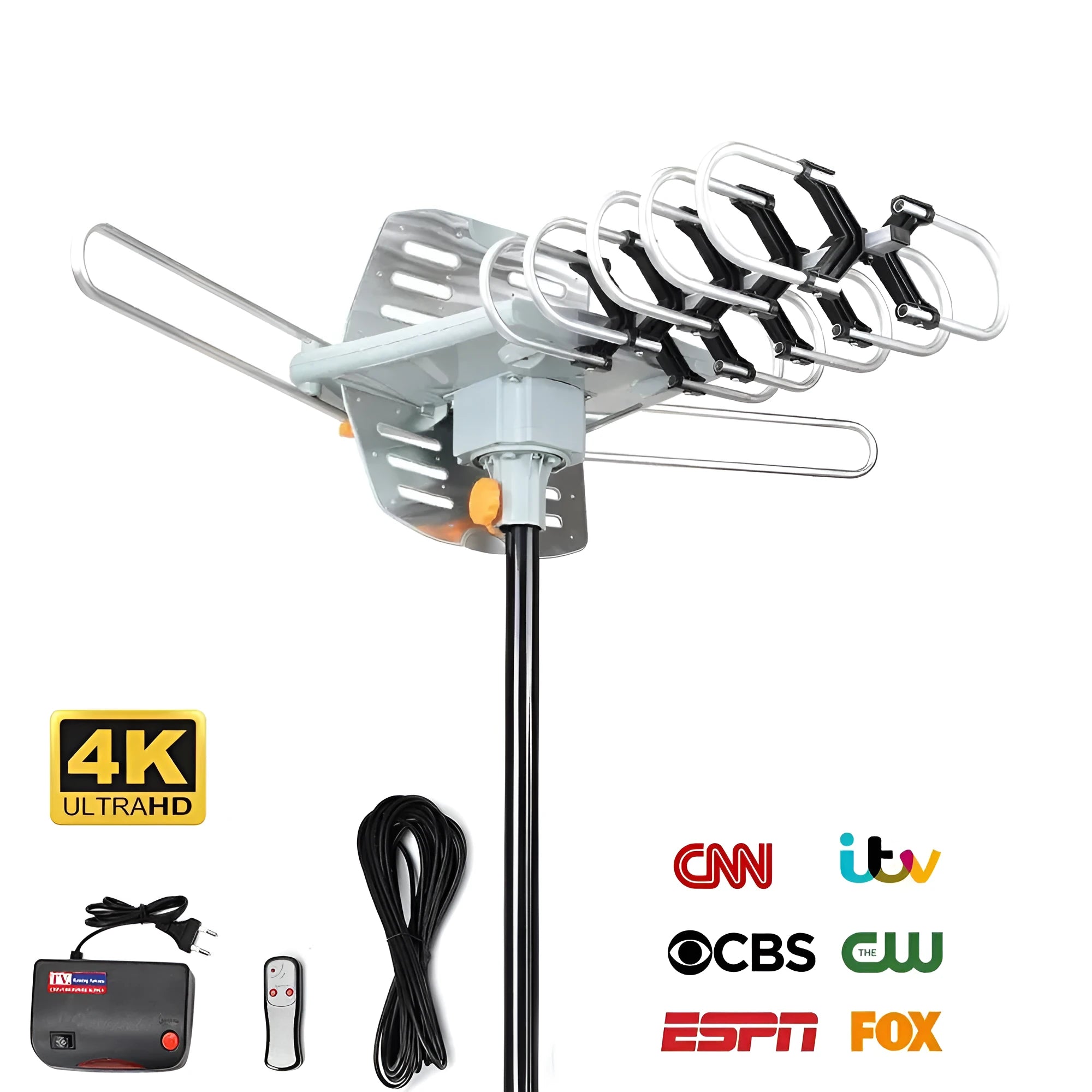 GR-1002 outdoor rotatable television antenna for digital TV reception