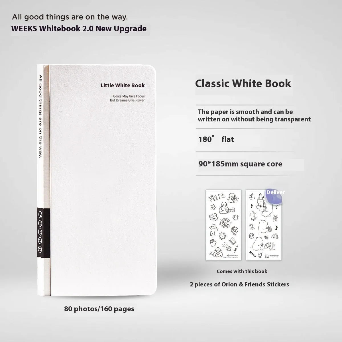 Children's simple style mesh notebook with paper cover in eight colour options including stickers