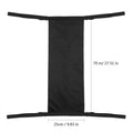 Black cylindrical wheelchair pannier bag for oxygen cylinder storage made from 600D Oxford cloth