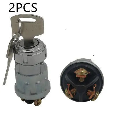 Copper automotive ignition switch with key for trucks and forklifts