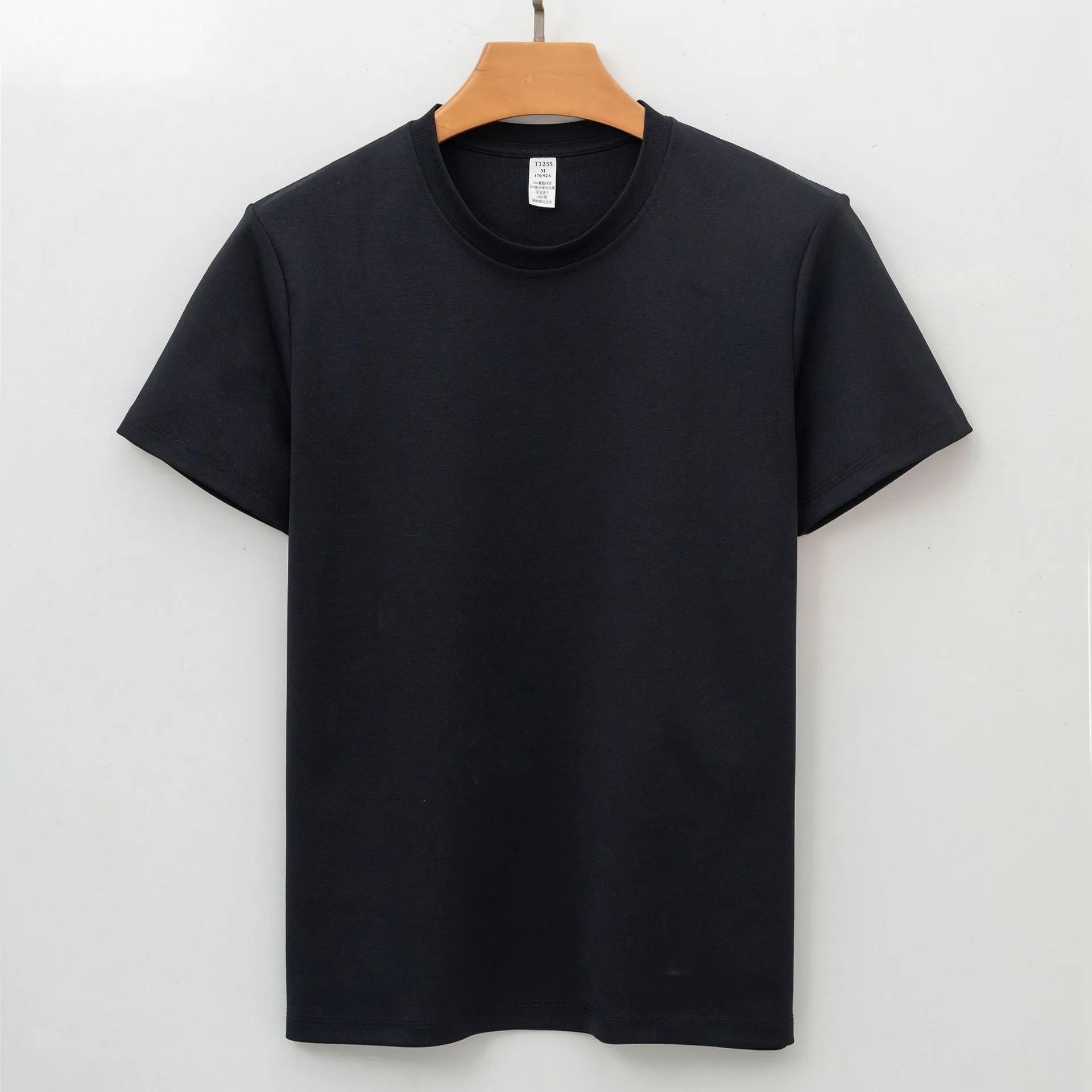 Men's antibacterial quick drying short sleeve shirt in straight cut pullover style