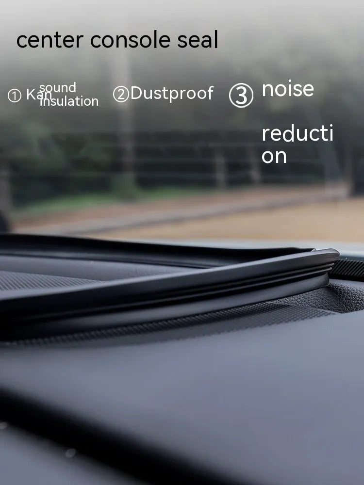 1.6 metre long silicone soundproof seal strip for Mitsubishi Outlander dashboard installation.