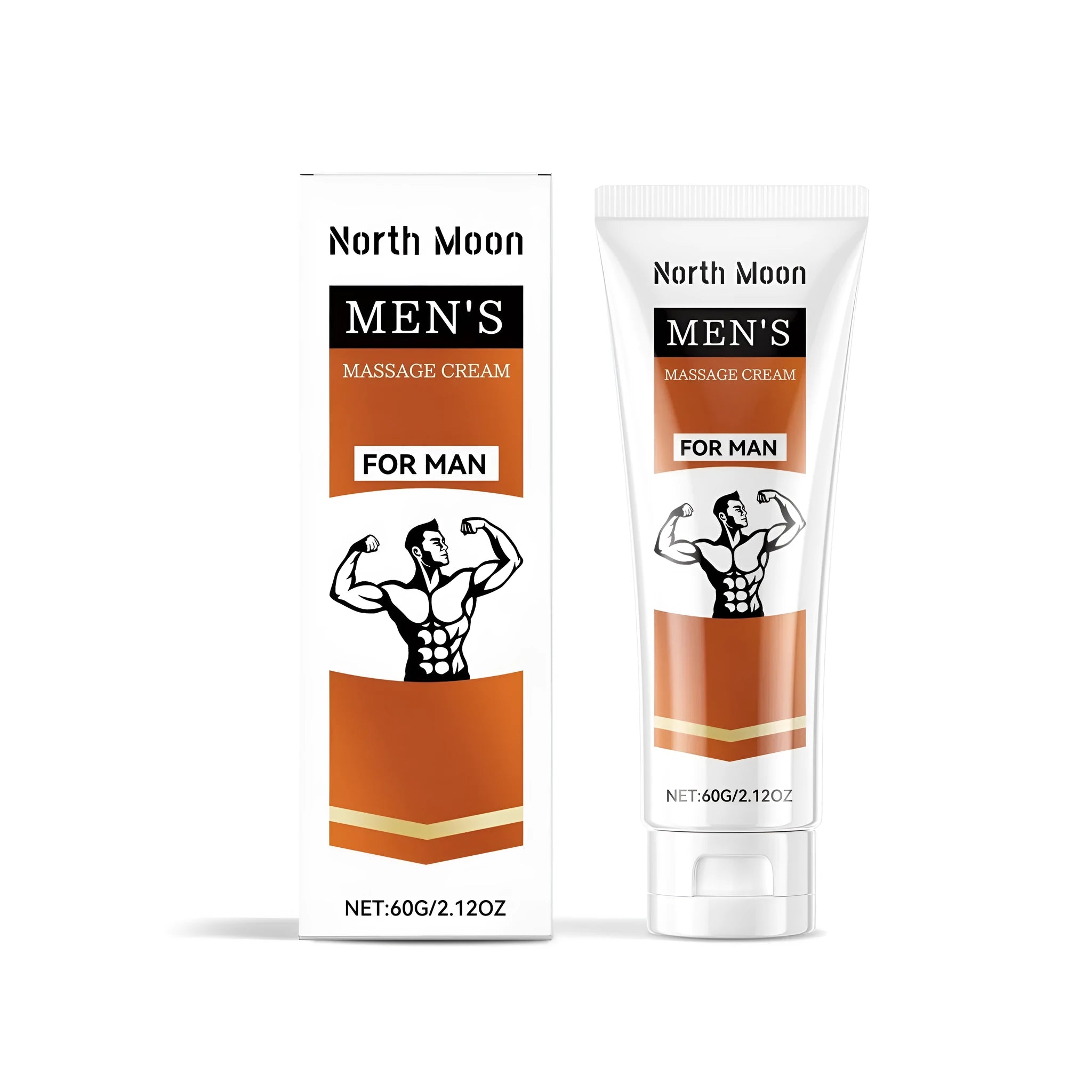A 60g pot of Men's Massage Care Cream with ginseng and main calla root extract.