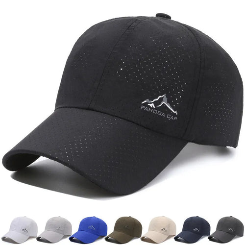 Korean-style adjustable baseball cap in polyester fabric for summer sun protection