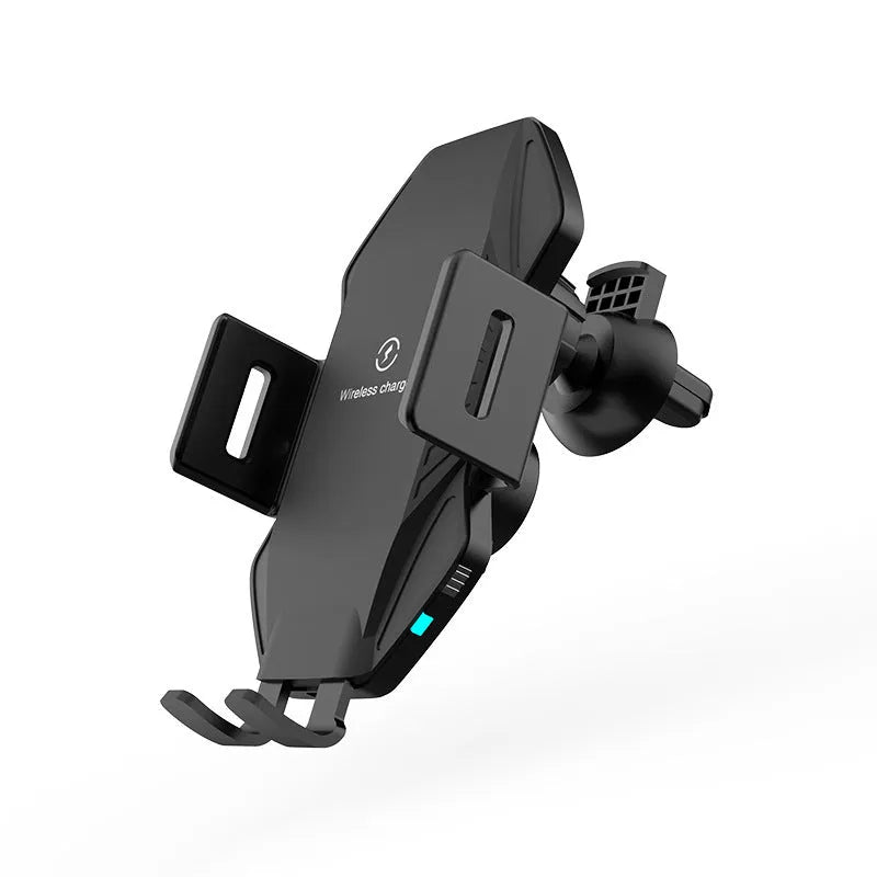 T3 touch car wireless charger in matte black or space grey with Type-C connection