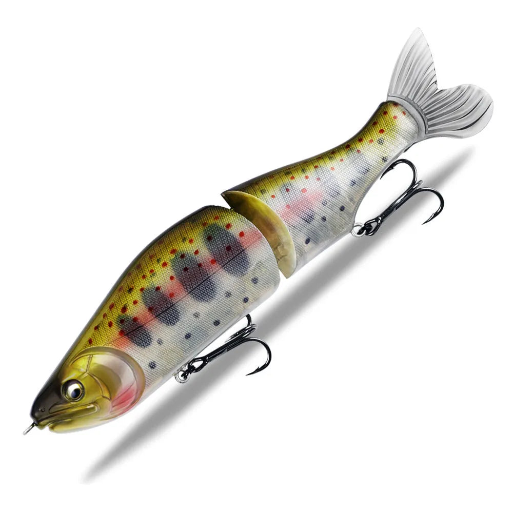 185mm plastic fishing lure for bass fishing available in 15 colour options