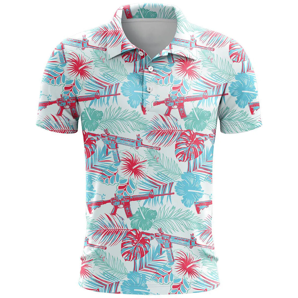 Man's loose-fit 3D printed short sleeve T-shirt in bird eye cloth, shown in multiple colour options.