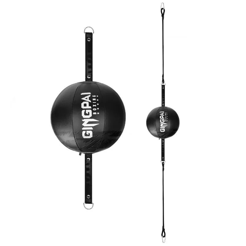 Hanging boxing speed ball for reaction training in black, green, or white colour options