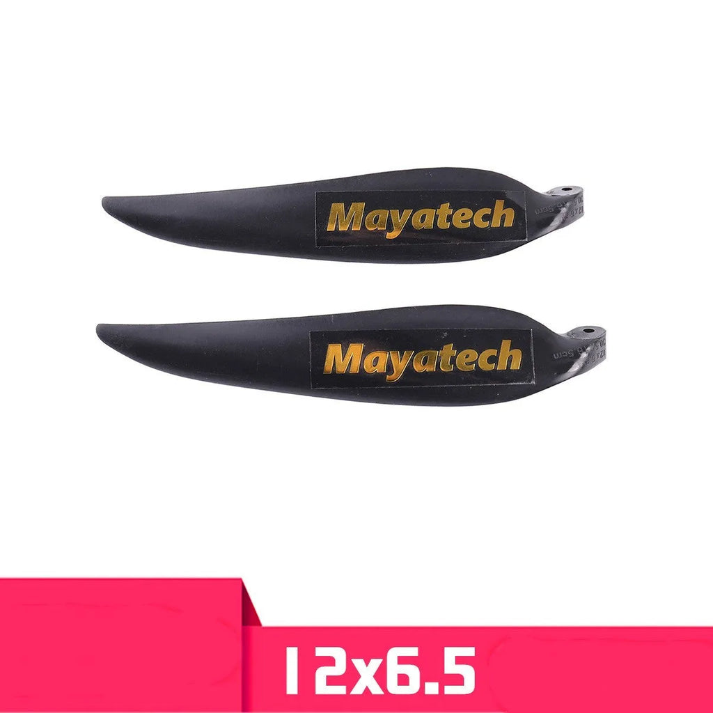 Black folding paddle with quick-disassembly fittings showing 12x6.5cm blade size