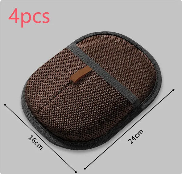 Black pet hair removal glove with silicone bristles for dog cat grooming