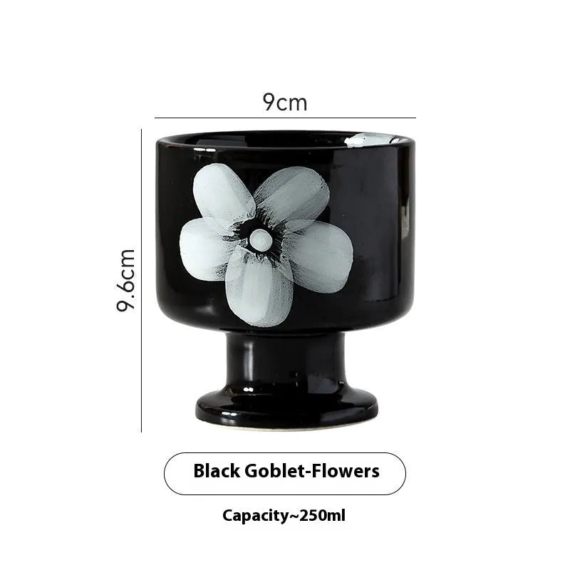 Hand-pinched irregular ceramic mug in solid colour, approximately 250ml capacity