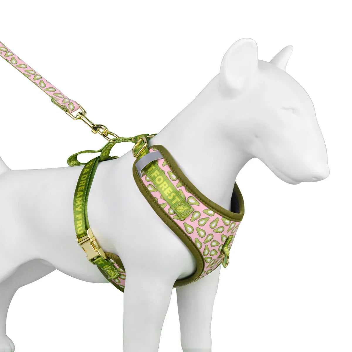 Polyester chest-back haulage rope for medium large dogs in six colour options