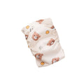 Reusable male dog diaper belly band with cartoon paw print design and elastic waistband