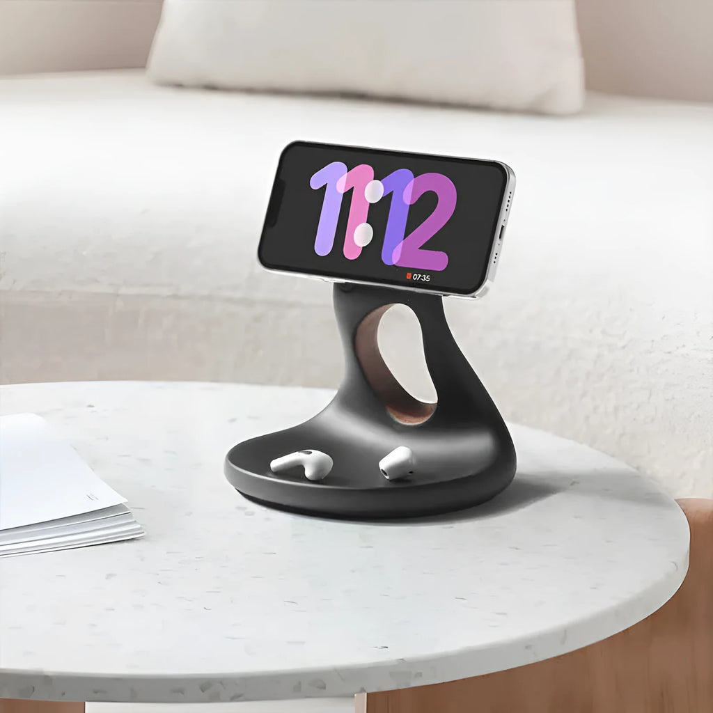 Creative MagSafe mobile phone holder wireless charger storage rack resin 16.5cm C11 multi-function