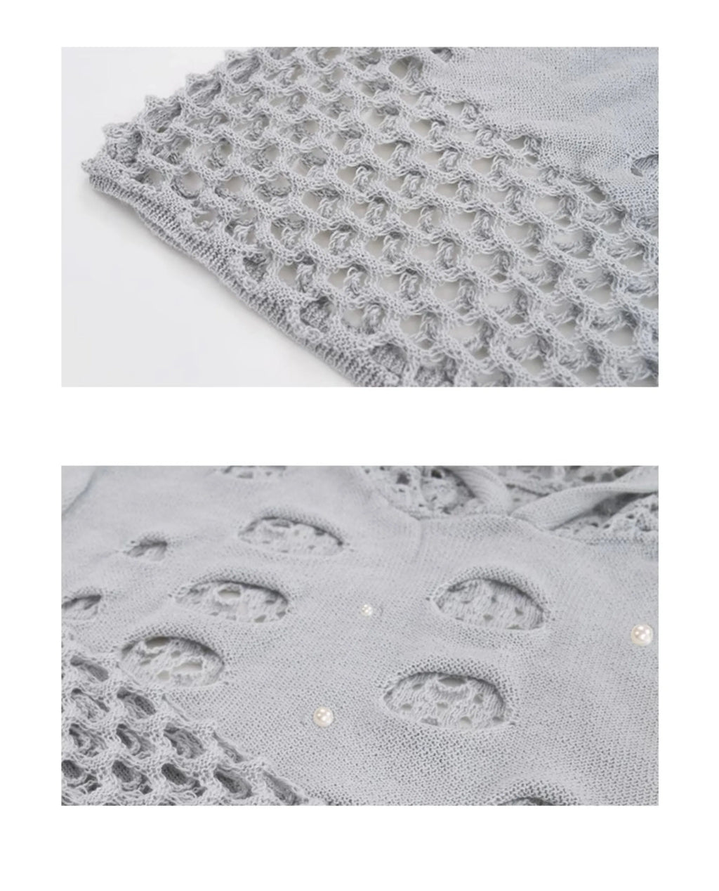 Black men's hooded sweater with pearl decoration on hood showing loose fit and pullover design