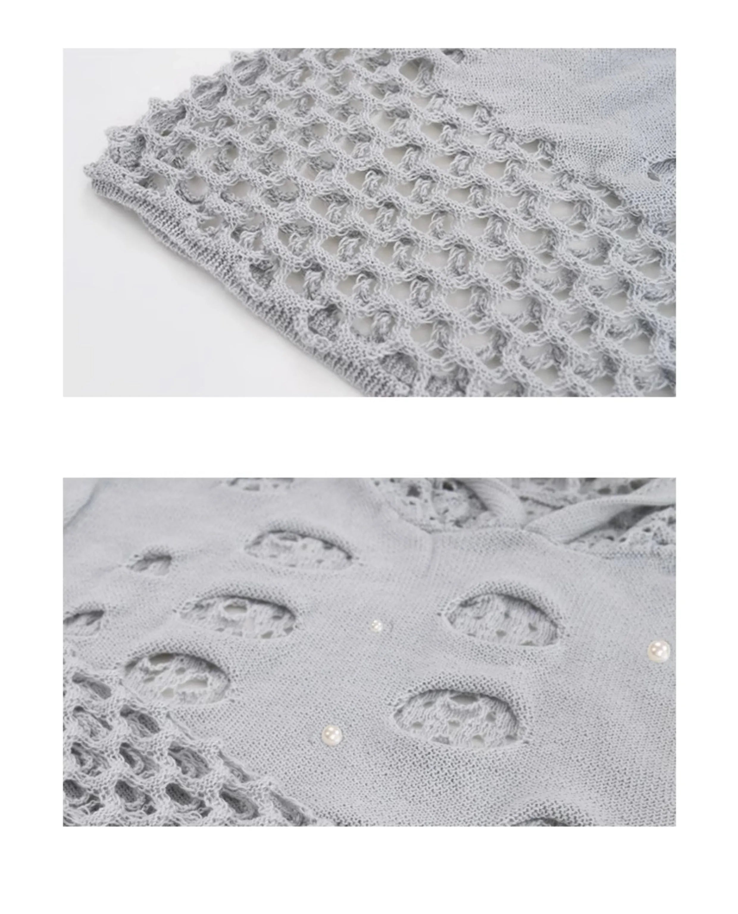 Black men's hooded sweater with pearl decoration on hood showing loose fit and pullover design