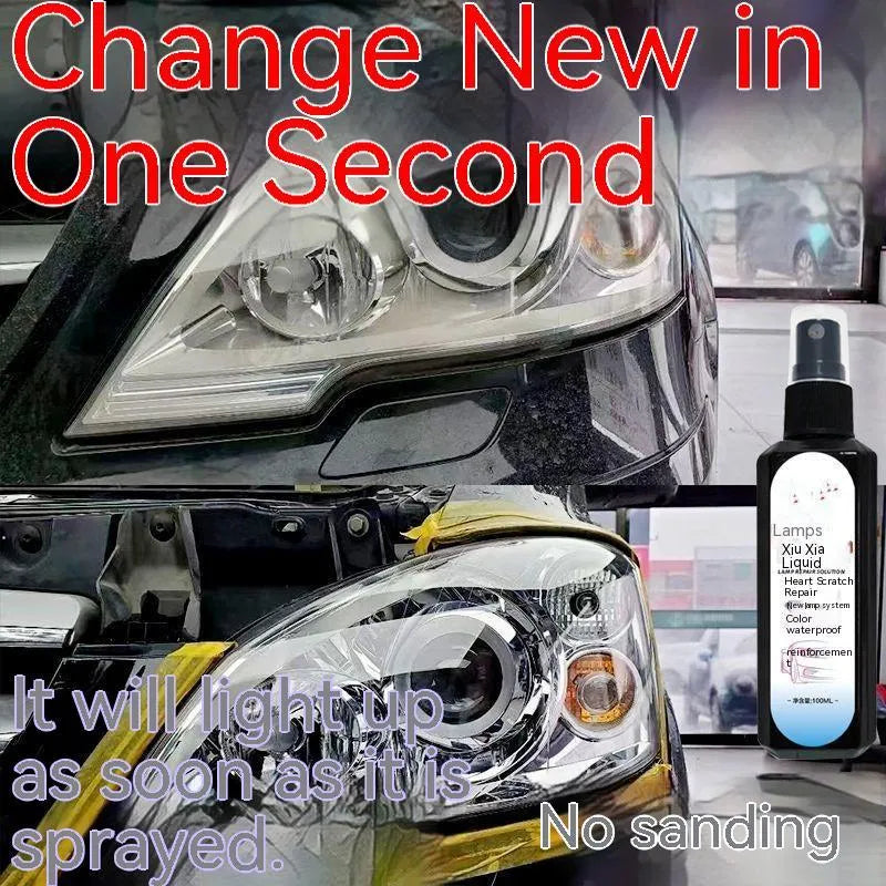 100 ml bottle of car headlight renovation and repairing liquid for plastic lenses