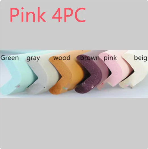 Anti-collision corner protector strip for baby safety, 2m length, 8cm width, colour beige