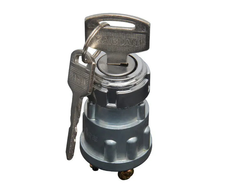 Copper automotive ignition switch with key for trucks and forklifts
