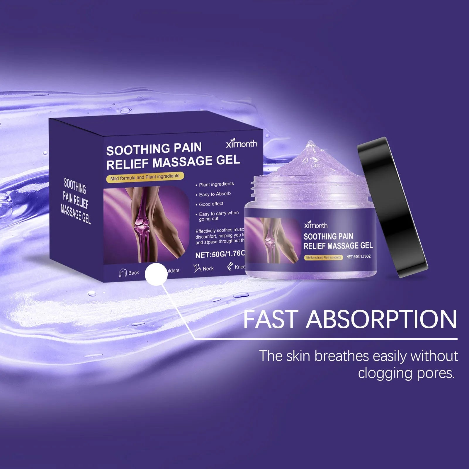 50g tube of body joint care gel for muscle and joint relief